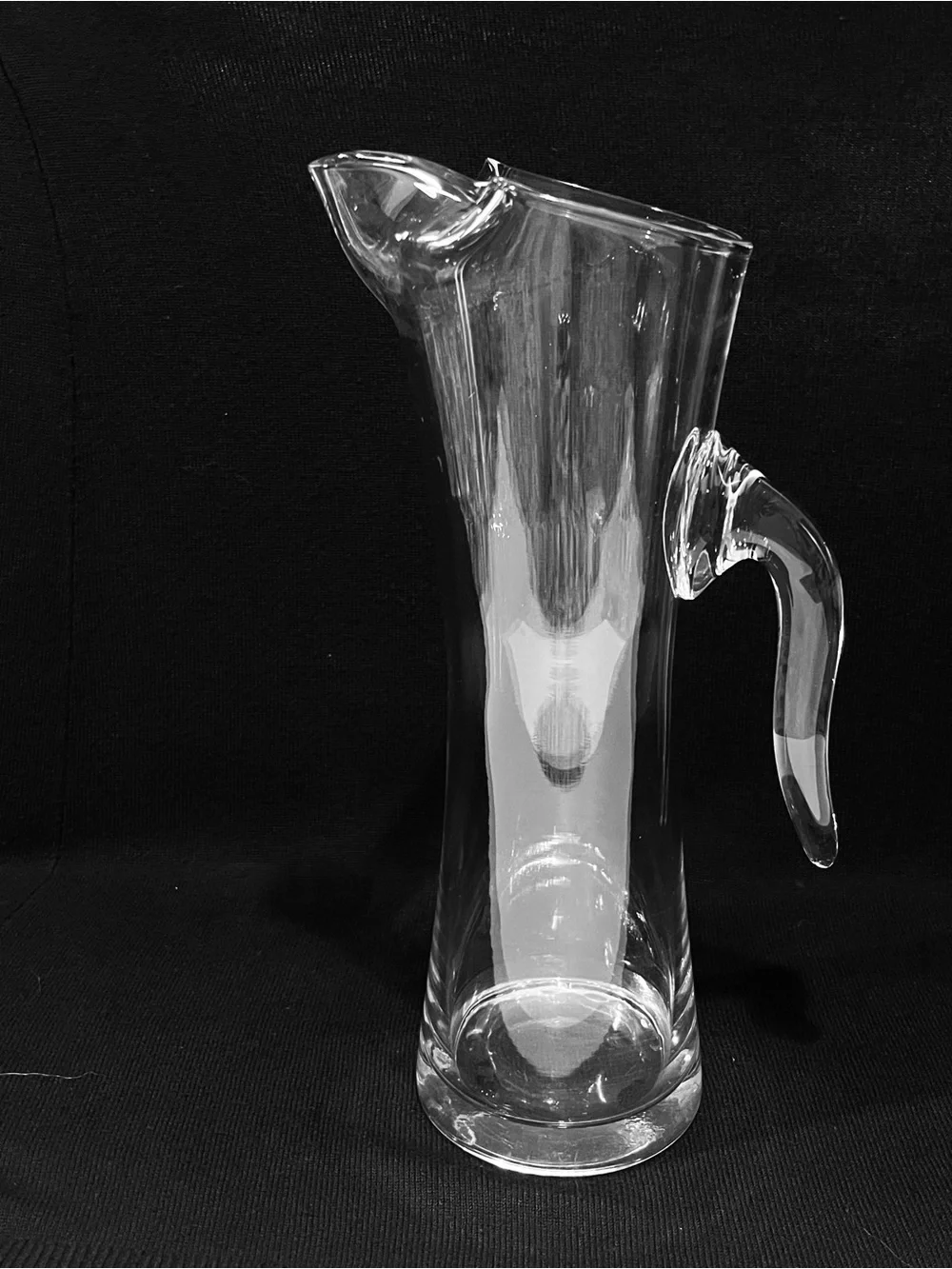 Vintage Rare Find MCM Glass Martini Pitcher 11”